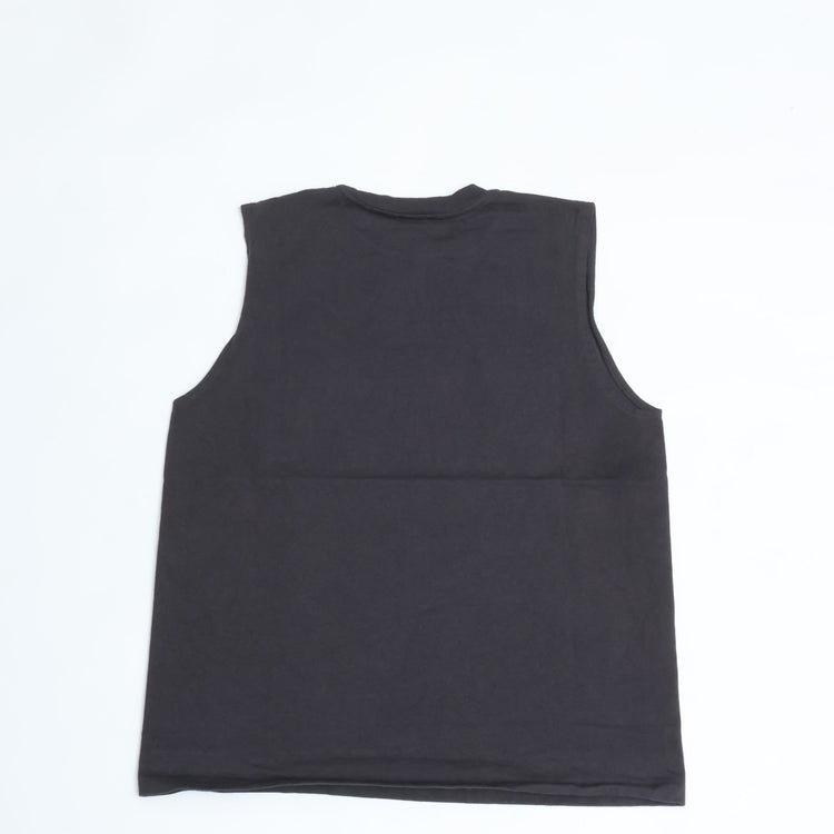 WALLA WALLA SPORT/　9oz TUBE SLEEVELESS TEE USED BLACK