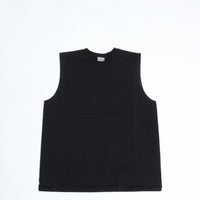 WALLA WALLA SPORT/　9oz TUBE SLEEVELESS TEE BLACK
