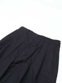 HAVERSACK   コットンシルクハイウエストワイドパンツ 862613 NAVY