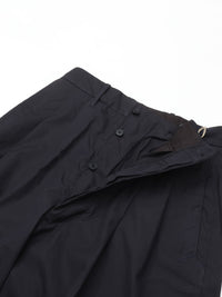 HAVERSACK   コットンシルクハイウエストワイドパンツ 862613 NAVY