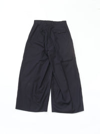 HAVERSACK   コットンシルクハイウエストワイドパンツ 862613 NAVY