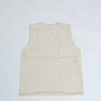WALLA WALLA SPORT/　9oz TUBE SLEEVELESS TEE IVORY