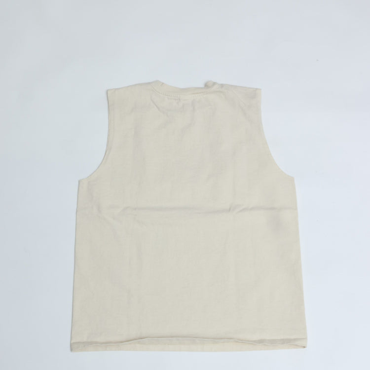 WALLA WALLA SPORT/　9oz TUBE SLEEVELESS TEE IVORY