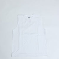 WALLA WALLA SPORT/ 9oz TUBE SLEEVELESS TEE WHITE
