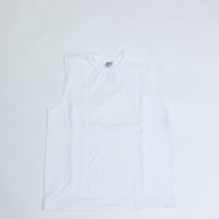 WALLA WALLA SPORT/ 9oz TUBE SLEEVELESS TEE WHITE