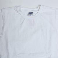 WALLA WALLA SPORT/ 9oz TUBE SLEEVELESS TEE WHITE
