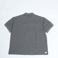 PORTER CLASSIC / H/W BEATNIK BORDER POLO SHIRT GRAY BLACK