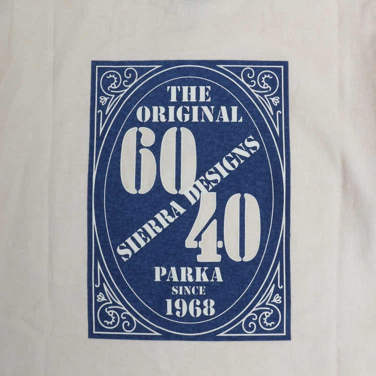 Good On x SIERRA DESIGNS / 60/40 1st LOGO POCKET TEE NATURAL