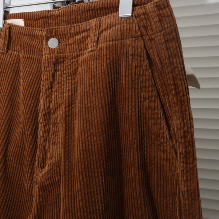 MEYAME / CORDUROY SIDE LINE WIDE PANTS