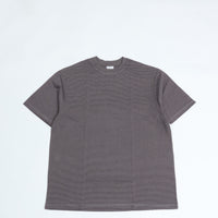 Yonetomi / NEW BASIC GARMENT DYED BORDER T-SHIRT 12GRAY*WHITE