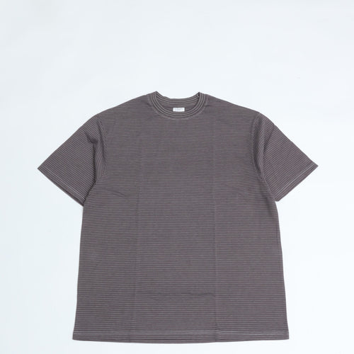 Yonetomi / NEW BASIC GARMENT DYED BORDER T-SHIRT 12GRAY*WHITE