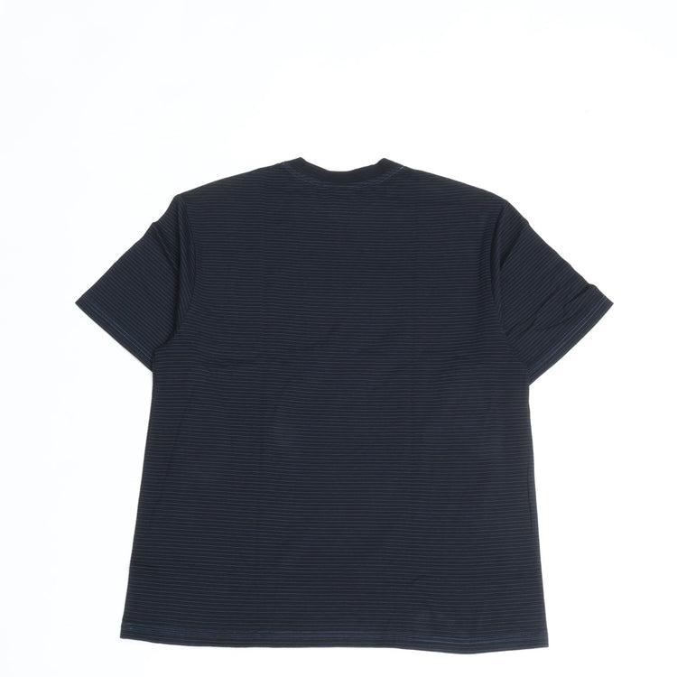 Yonetomi / NEW BASIC GARMENT DYED BORDER T-SHIRT 14BLACK*NAVY