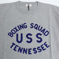 A.G.SPALDING&BROS   ARCHIVE GRAPHIC TEE USS (BOXING SQUAD USS TENNESSEE) L.GREY