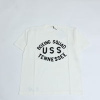 AGSPALDING&amp;BROS / ARCHIVE GRAPHIC TEE USS (BOXING SQUAD USS TENNESSEE) WHITE