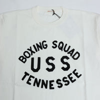 AGSPALDING&amp;BROS / ARCHIVE GRAPHIC TEE USS (BOXING SQUAD USS TENNESSEE) WHITE