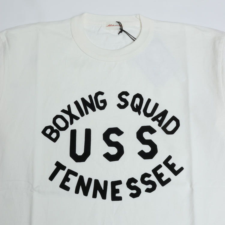 AGSPALDING&amp;BROS / ARCHIVE GRAPHIC TEE USS (BOXING SQUAD USS TENNESSEE) WHITE