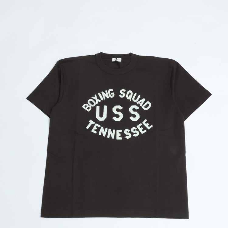 AGSPALDING&amp;BROS / ARCHIVE GRAPHIC TEE USS (BOXING SQUAD USS TENNESSEE) BLACK