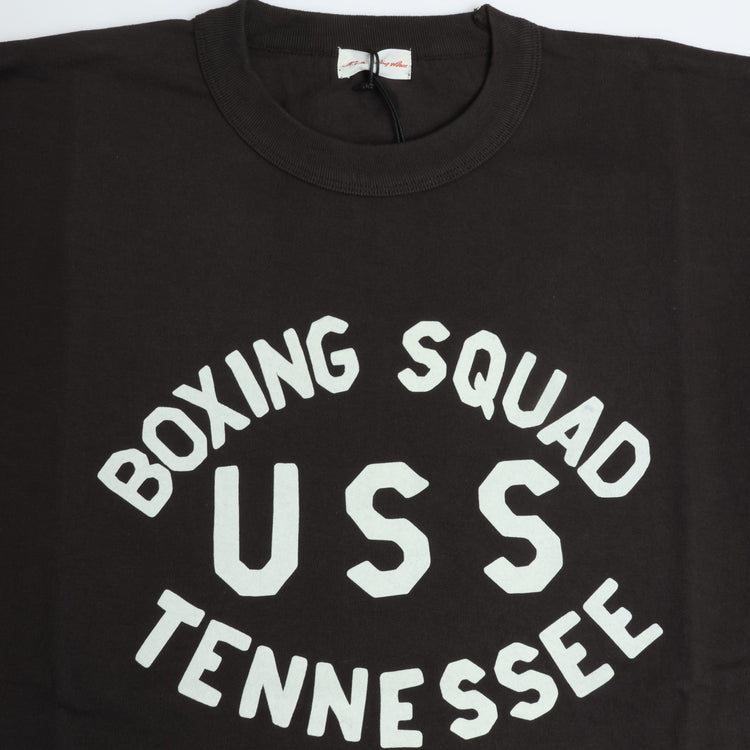 AGSPALDING&amp;BROS / ARCHIVE GRAPHIC TEE USS (BOXING SQUAD USS TENNESSEE) BLACK