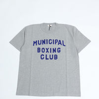 A.G.SPALDING&BROS /  ARCHIVE GRAPHIC TEE MUNICIPAL BOXING CLUB L.GRAY
