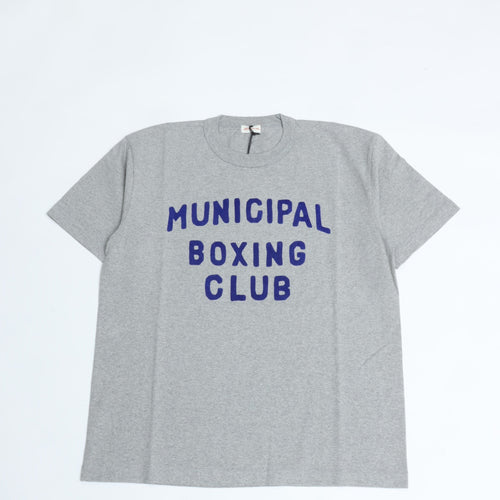 AGSPALDING&BROS / ARCHIVE GRAPHIC TEE MUNICIPAL BOXING CLUB L.GRAY