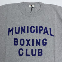 A.G.SPALDING&BROS   ARCHIVE GRAPHIC TEE MUNICIPAL BOXING CLUB L.GRAY
