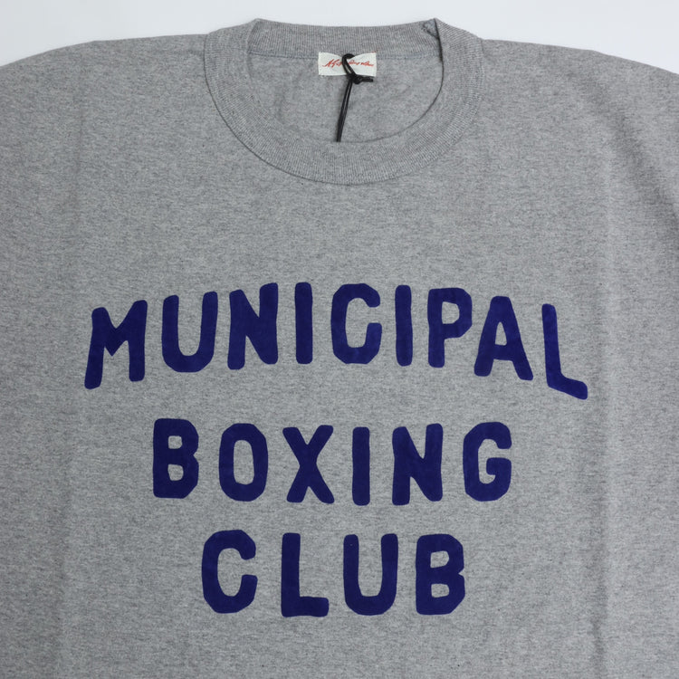 A.G.SPALDING&BROS /  ARCHIVE GRAPHIC TEE MUNICIPAL BOXING CLUB L.GRAY
