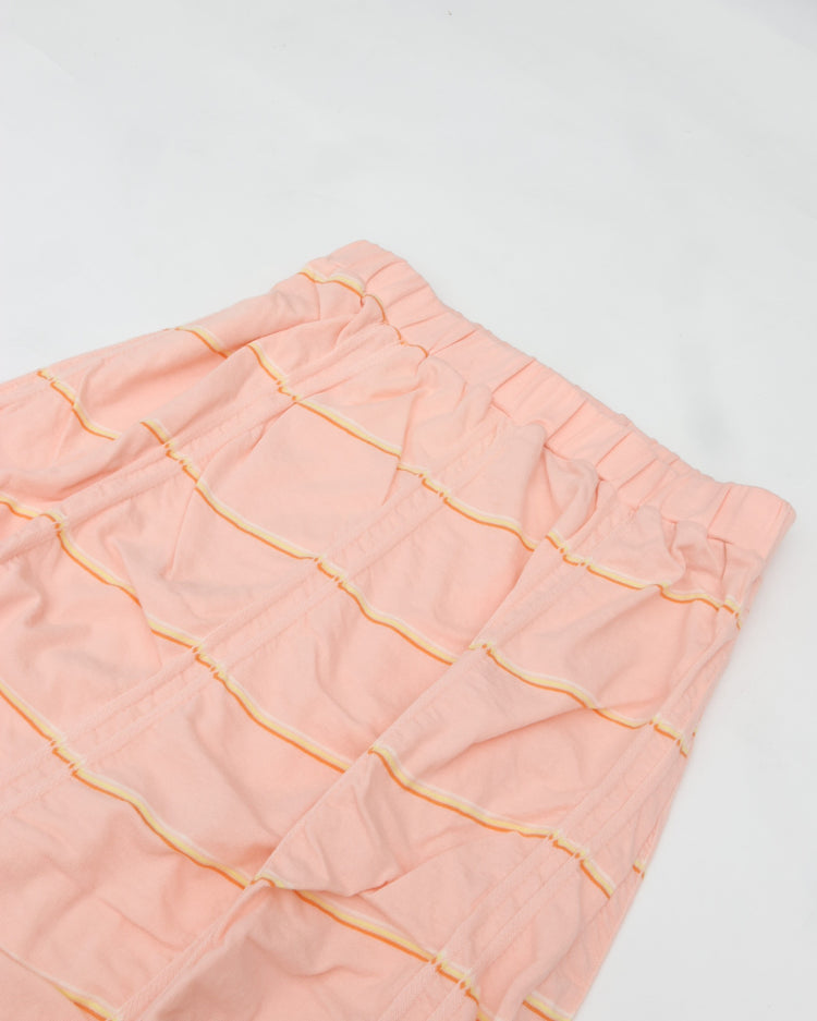 MEYAME TUCKED JACQUARD BORDER SKIRT MEY-2432 PINK