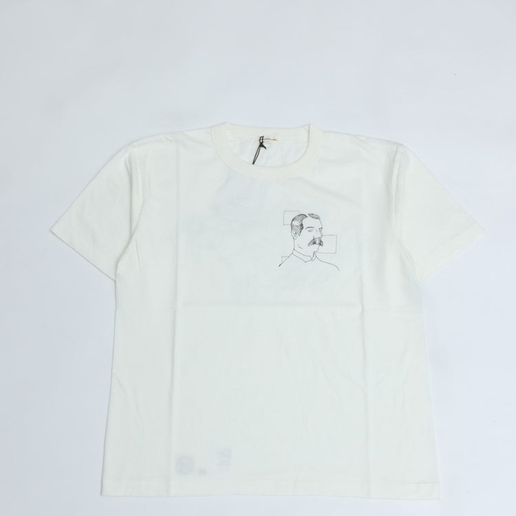 AGSPALDING&amp;BROS / BOXER DANCE GRAPHIC GRAPHIC TEE WHITE