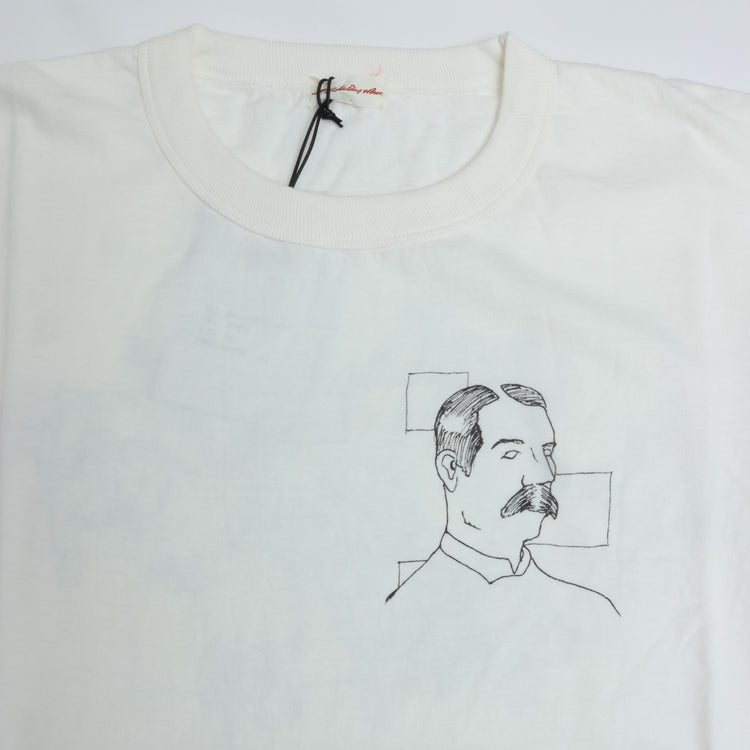 AGSPALDING&amp;BROS / BOXER DANCE GRAPHIC GRAPHIC TEE WHITE
