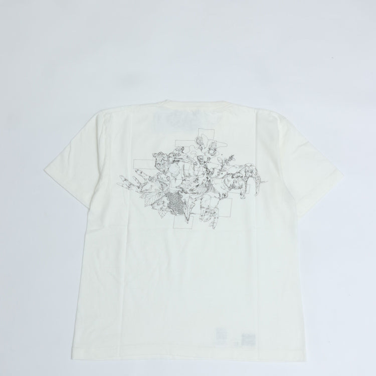 AGSPALDING&amp;BROS / BOXER DANCE GRAPHIC GRAPHIC TEE WHITE