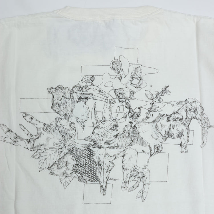 AGSPALDING&amp;BROS / BOXER DANCE GRAPHIC GRAPHIC TEE WHITE
