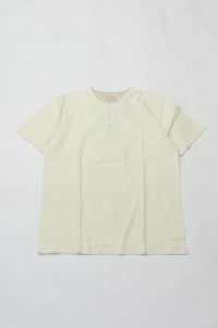 OLD JOE BRAND   TUBE TEE (Henry-Neck) 261OJ-CT07 RAW WHITE