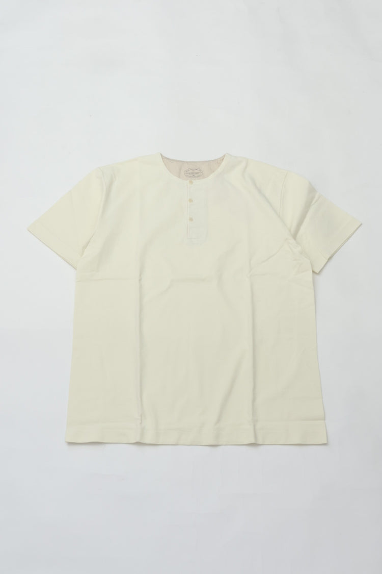 OLD JOE BRAND   TUBE TEE (Henry-Neck) 261OJ-CT07 RAW WHITE
