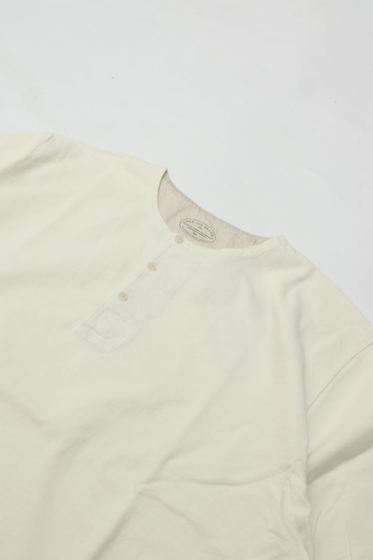OLD JOE BRAND   TUBE TEE (Henry-Neck) 261OJ-CT07 RAW WHITE