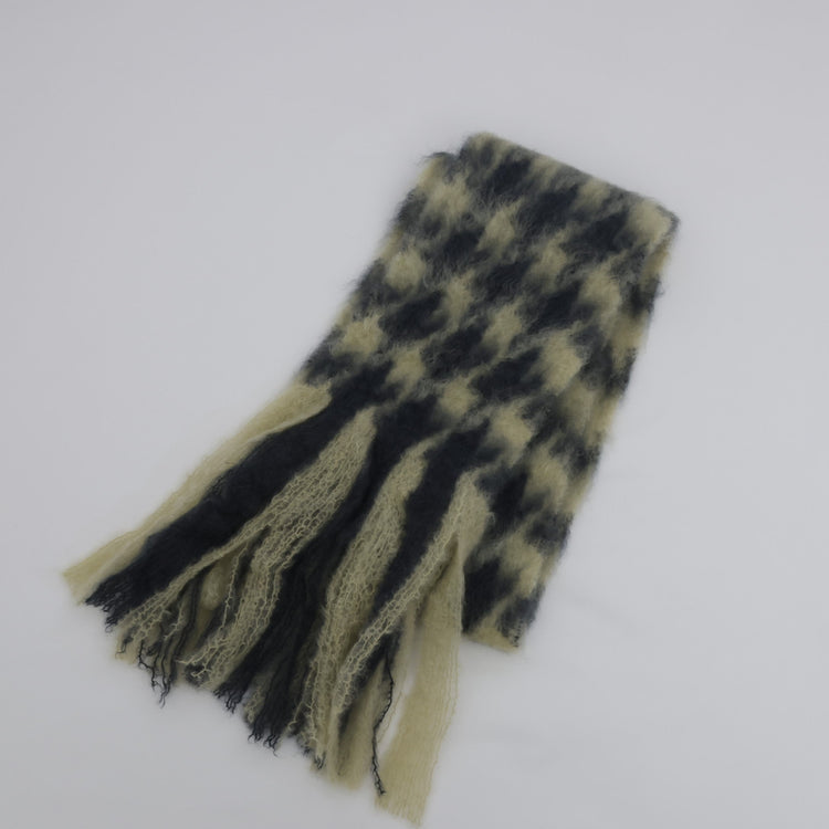 MANTAS EZCARAY / PATA DE GALLO モヘアストール Ⅳ