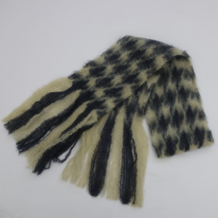 MANTAS EZCARAY / PATA DE GALLO モヘアストール Ⅳ