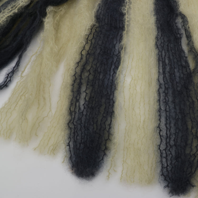 MANTAS EZCARAY / PATA DE GALLO モヘアストール Ⅳ