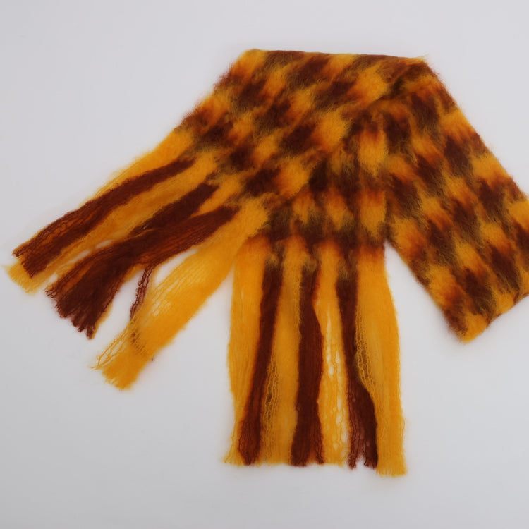 MANTAS EZCARAY / PATA DE GALLO モヘアストール Ⅳ