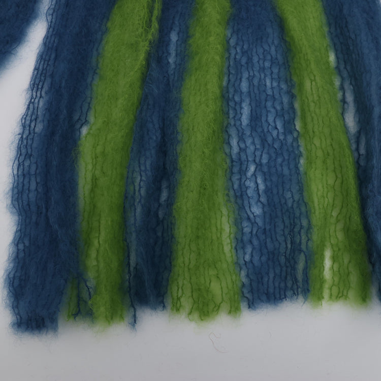 MANTAS EZCARAY / PATA DE GALLO モヘアストール Ⅳ