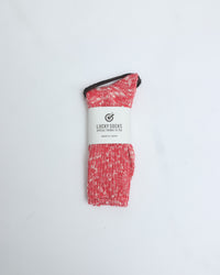Lucky Socks / Mixed Rib Socks Pink