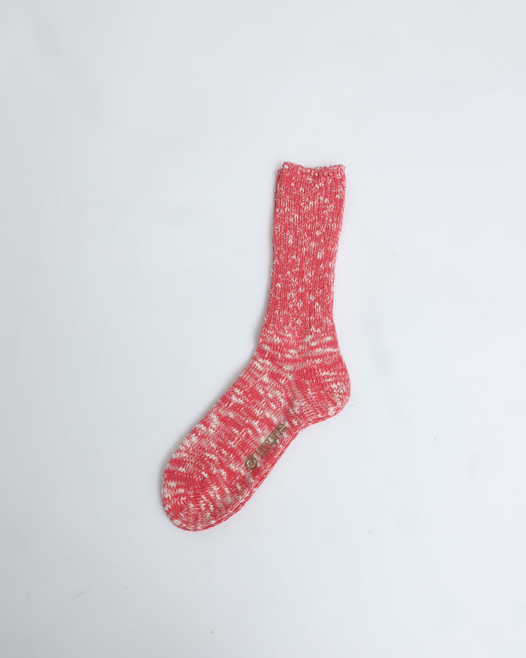 Lucky Socks / Mixed Rib Socks Pink