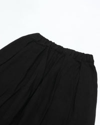MITTAN    綿絹麻ジャカードパンツ PT-90 黒