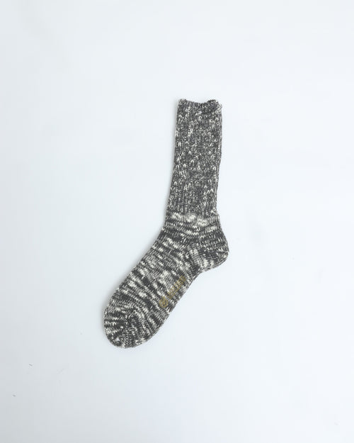 Lucky Socks / Mixed Rib Socks Dark Gray