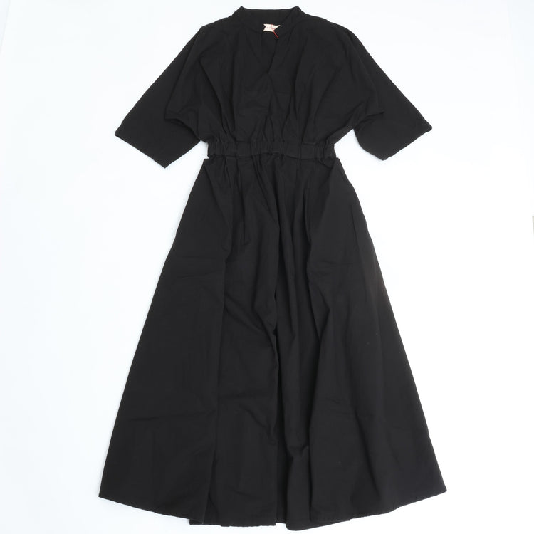 MEYAME / COTTON DRESS BLACK