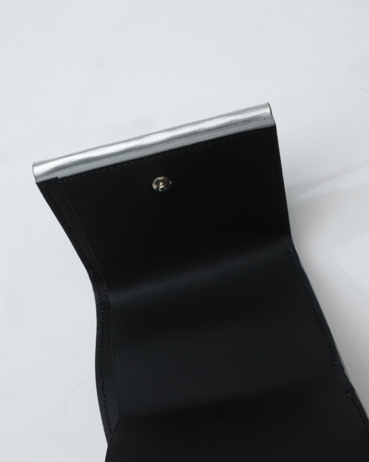 beta post steelic triford wallet B02LDWL-78 050 BLACK