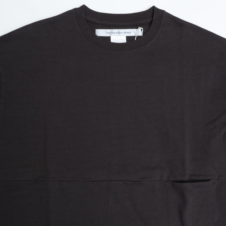 EEL Products  / ユルリTEE 3/4 16 BLACK
