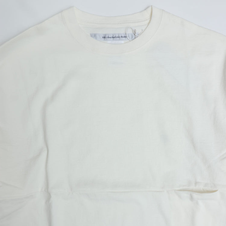EEL Products / Yururi TEE 3/4 11 WHITE