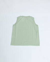 MEYAME / COTTON KNIT SLEEVELESS GREEN