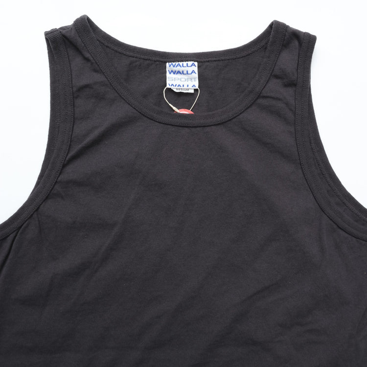 WALLA WALLA SPORT  SOLID TANK TOP USED BLACK