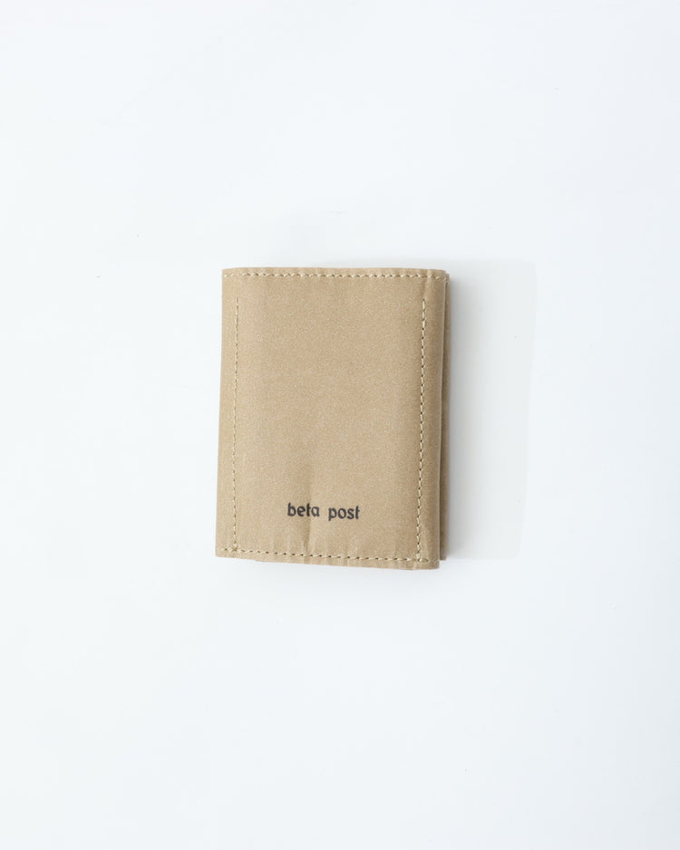 beta post cardboardic triford wallet B02LDWL-49 310 BEIGE